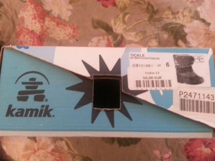 Подам новые сапожки фирмы Kamik 23 размера