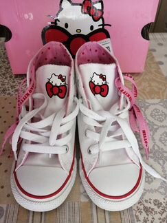Новые кеды Converse hello kitty