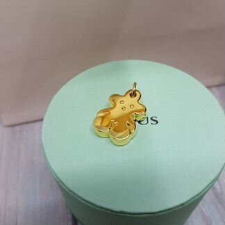 Кулон Tous 1,6см с желтой позолотой