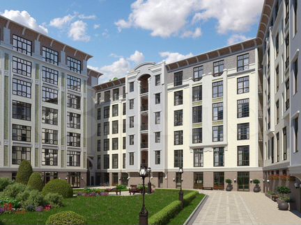 2-к апартаменты, 66.9 м², 3/7 эт.