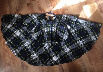 Форма школьная шотландское пончо