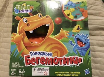 Игра настольная голодные бегемотики Hasbro