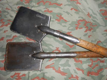 Царская пехотная лопатка 1915 г. шодуар с орлами