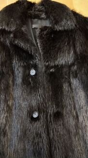 Шуба мужская из меха бобра