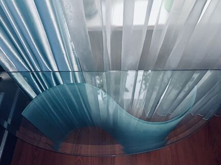 Консоль из закаленного стекла