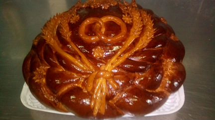 Свадебные караваи,пироги с начинкой, калачи. Бискв