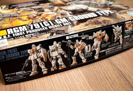 Gundam HG RGM-79G GM Ground Type 1/144 от Bandai