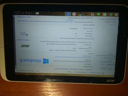 Планшет Acer W-810