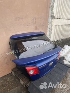 Крышка багажника хетчбек Chevrolet Lacetti синия