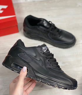 Кроссовки Nike Air Max 90 Black Leather