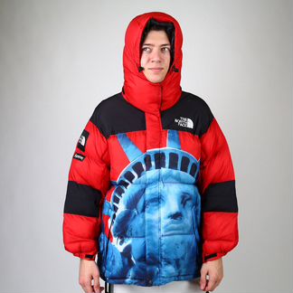Куртка The North Face статуя красная