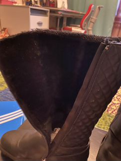 Сапоги зимние, кожаные, 35 размер