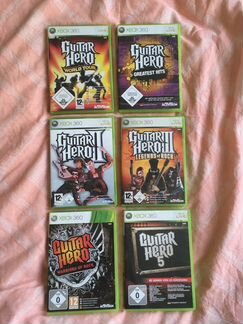 Игры Guitar hero сборники (xbox 360 лицензия)