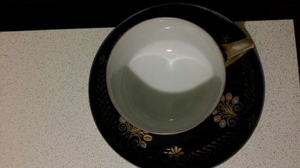 Чайная пара Гарднер кобальт Русский стиль