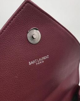 Новая сумка кроссбоди Saint Laurent бордовая
