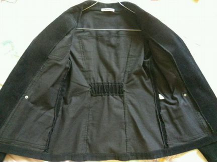 Пиджак Festival вельветовый жакет разм 44 черный