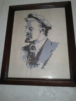 Портрет Ленина вышивка