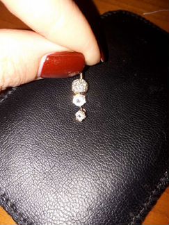 Пирсинг золотой