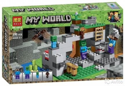 Конструктор bela Майнкрафт 10810 Пещера зомби