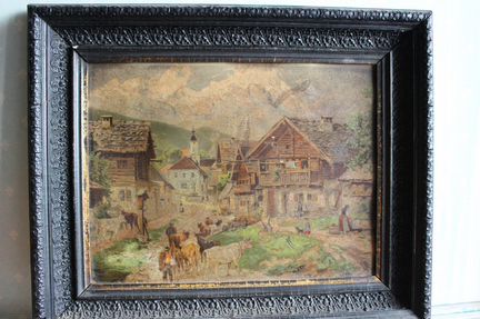 Старинная картина