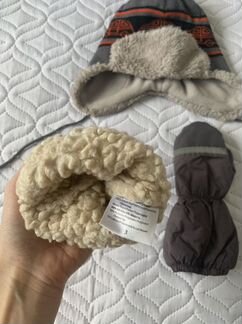 Kerry шапка и варежки, б/у