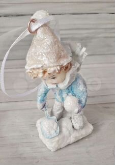 Коллекционная ватная новогодняя игрушка