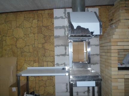 Аппарат для шаурмы на углях