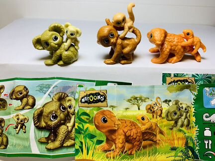 Киндер серия животные natoons 2019