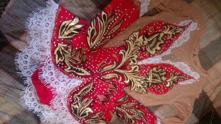 Купальник для художественной гимнастики русский на