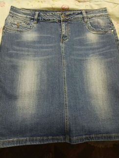 Юбка джинсовая новая размер 52- 54
