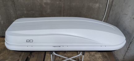 Автобокс на 420 литров белый карбон №3138