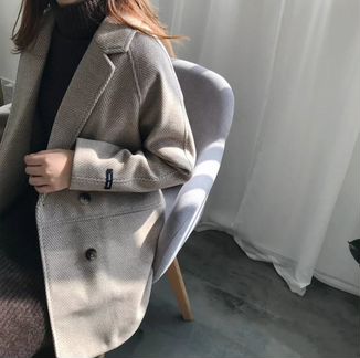 Шерстяное пальто
