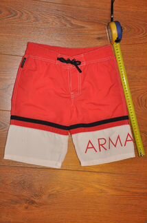 Шорты Armani Junior (ориг.) красно-белые, 8-10 лет