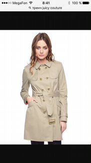 Новый тренч, плащ Juicy Couture