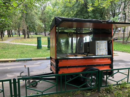 Прицеп переделанный под кофейню
