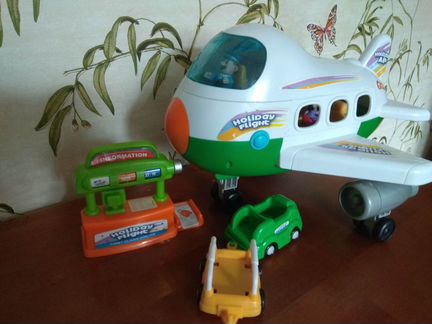 Набор Аэропорт Самолёт большой+фигурки (в коробке)