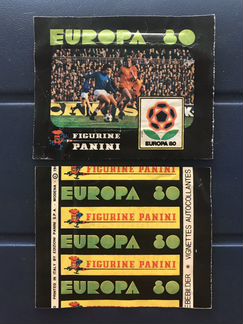 Пакетик Panini Euro 1980 (Панини Евро 1980)