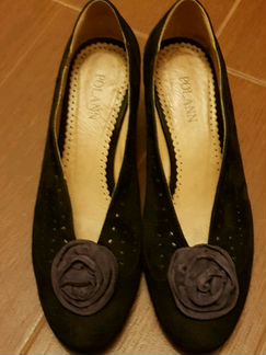 Туфли замшевые