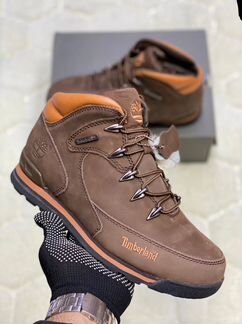 Ботинки timberland натуральный нубук и мех (41-45)