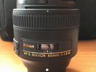 Nikon 85mm f/1.8G AF-S Nikkor объектив для портрет