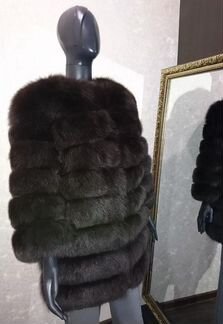 Шуба из песца