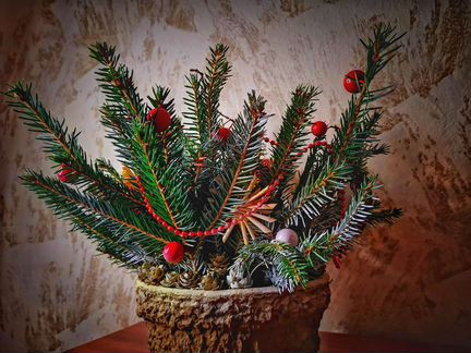 Новогодняя елка композиция