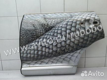 Дверь задняя левая 95553301103GRV Porsche Cayenne