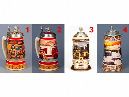 Керамические пивные кружки Анхеузер-Буш Доставка