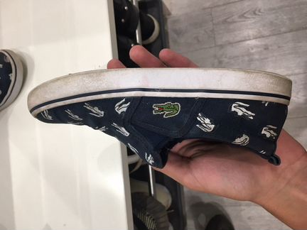Слипоны lacoste 31 размер оригинал