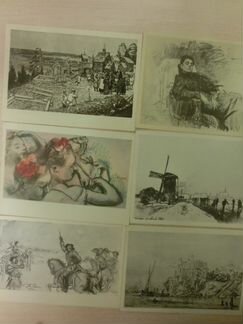 Открытки (картины художников) (изогиз)