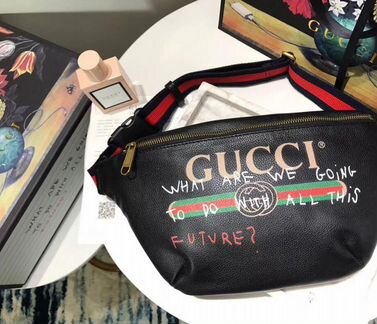 Женская сумка на пояс Gucci