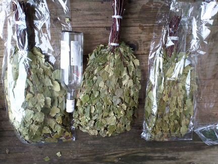 Веник берёза пихта, дуб