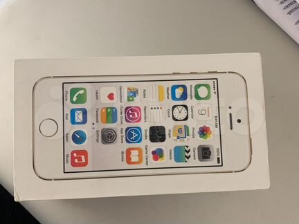 Коробка от iPhone 5s gold 16 gb оригинал+корпус