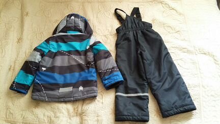 Зимний костюм для мальчика р.104+краги+штаны